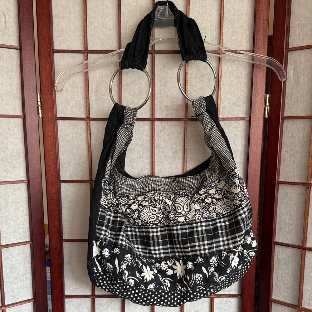 Black & White Tote Shoulder Bag